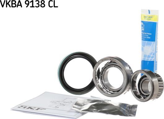 SKF VKBA 9138 CL - Wheel hub, bearing Kit www.autospares.lv