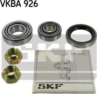 SKF VKBA 926 - Wheel hub, bearing Kit www.autospares.lv