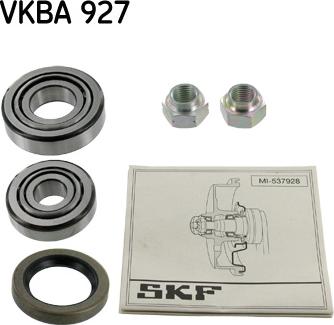 SKF VKBA 927 - Riteņa rumbas gultņa komplekts www.autospares.lv