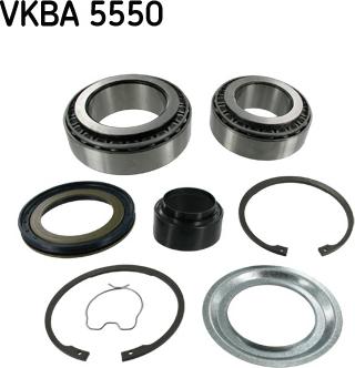 SKF VKBA 5550 - Riteņa rumbas gultņa komplekts www.autospares.lv