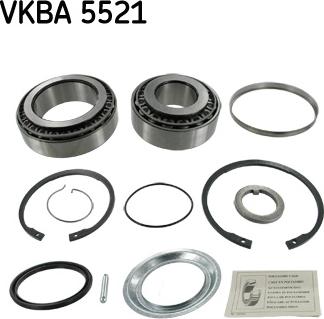 SKF VKBA 5521 - Riteņa rumbas gultņa komplekts www.autospares.lv