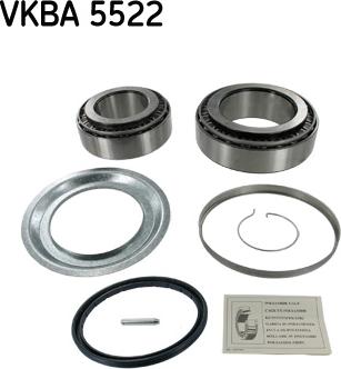 SKF VKBA 5522 - Riteņa rumbas gultņa komplekts www.autospares.lv