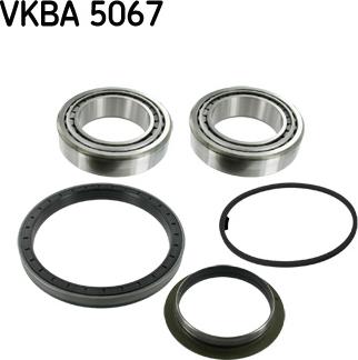 SKF VKBA 5067 - Riteņa rumbas gultņa komplekts www.autospares.lv