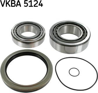 SKF VKBA 5124 - Riteņa rumbas gultņa komplekts www.autospares.lv