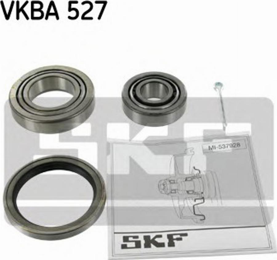 SKF VKBA 527 - Riteņa rumbas gultņa komplekts www.autospares.lv