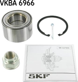 SKF VKBA 6966 - Riteņa rumbas gultņa komplekts www.autospares.lv