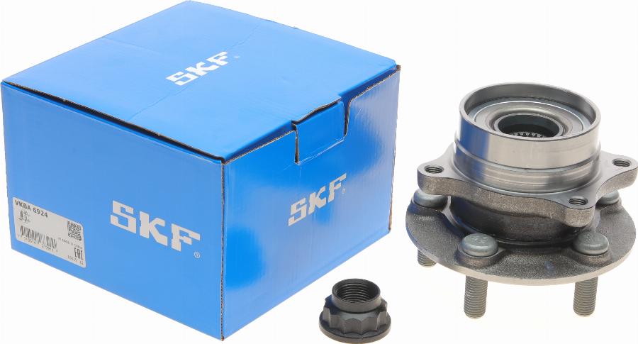 SKF VKBA 6924 - Wheel hub, bearing Kit www.autospares.lv