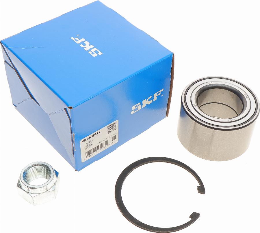 SKF VKBA 6927 - Wheel hub, bearing Kit www.autospares.lv