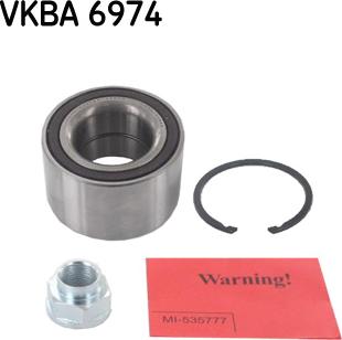 SKF VKBA 6974 - Riteņa rumbas gultņa komplekts www.autospares.lv