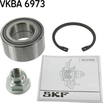 SKF VKBA 6973 - Подшипник ступицы колеса, комплект www.autospares.lv