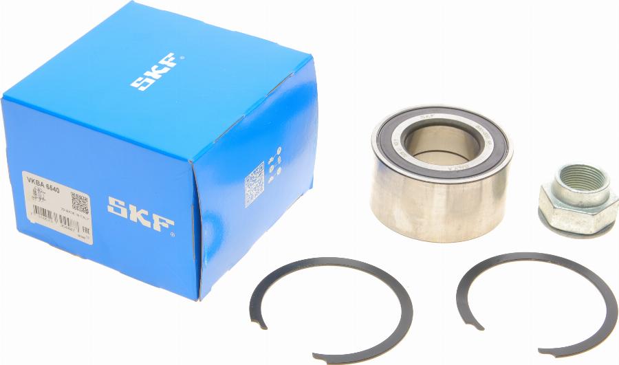 SKF VKBA 6540 - Подшипник ступицы колеса, комплект www.autospares.lv