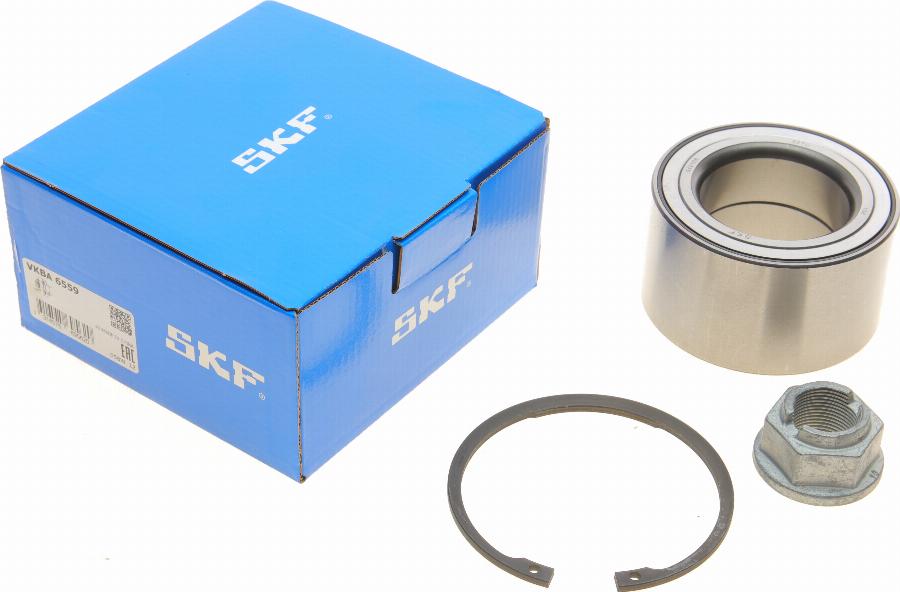 SKF VKBA 6559 - Wheel hub, bearing Kit www.autospares.lv