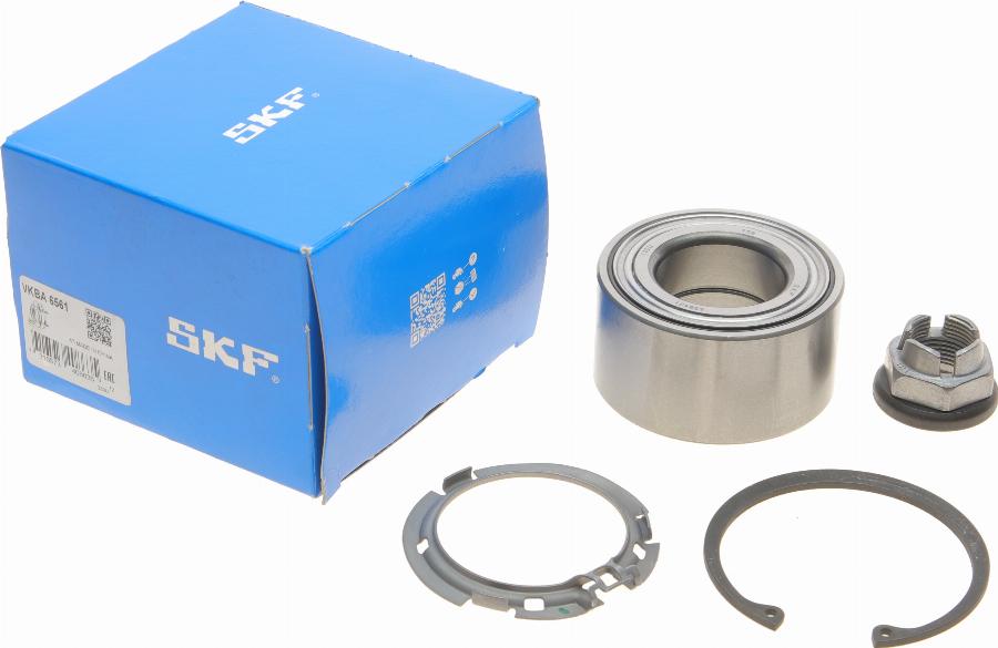 SKF VKBA 6561 - Подшипник ступицы колеса, комплект www.autospares.lv