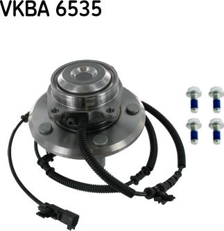 SKF VKBA 6535 - Riteņa rumbas gultņa komplekts www.autospares.lv