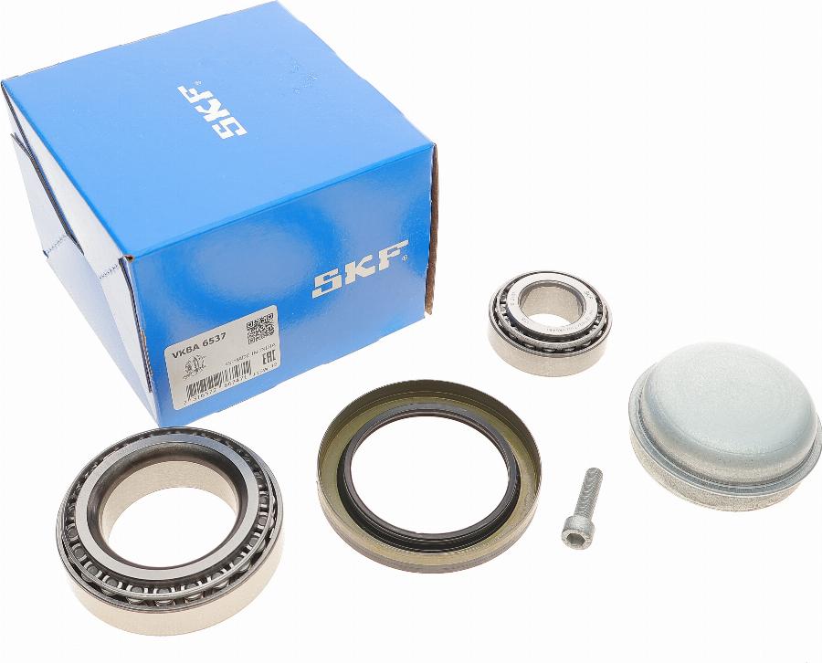 SKF VKBA 6537 - Wheel hub, bearing Kit www.autospares.lv