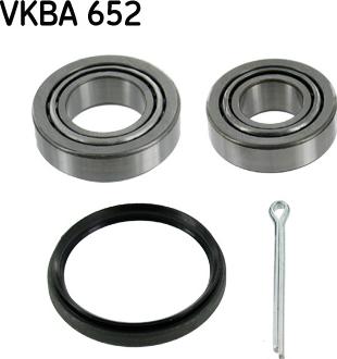 SKF VKBA 652 - Riteņa rumbas gultņa komplekts www.autospares.lv