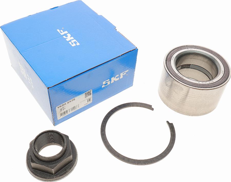 SKF VKBA 6570 - Wheel hub, bearing Kit www.autospares.lv