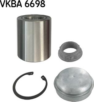 SKF VKBA 6698 - Riteņa rumbas gultņa komplekts www.autospares.lv