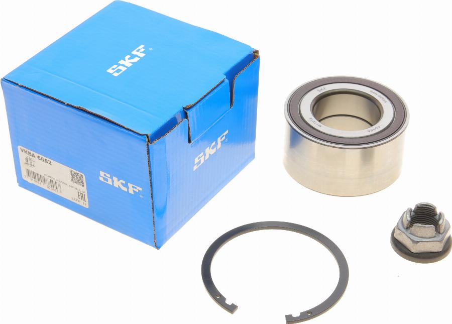 SKF VKBA 6682 - Wheel hub, bearing Kit www.autospares.lv