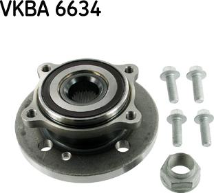 SKF VKBA 6634 - Riteņa rumbas gultņa komplekts www.autospares.lv