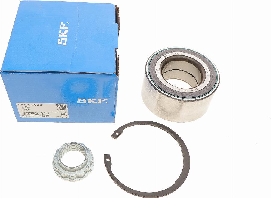 SKF VKBA 6632 - Wheel hub, bearing Kit www.autospares.lv