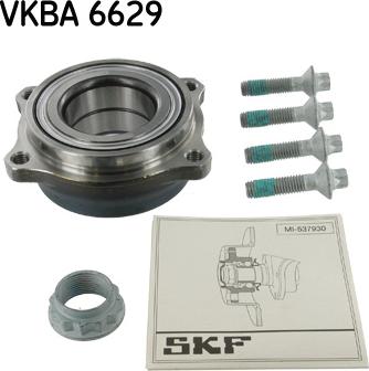 SKF VKBA 6629 - Riteņa rumbas gultņa komplekts www.autospares.lv