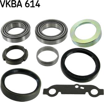 SKF VKBA 614 - Wheel hub, bearing Kit www.autospares.lv