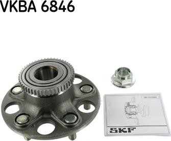 SKF VKBA 6846 - Подшипник ступицы колеса, комплект www.autospares.lv