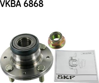 SKF VKBA 6868 - Riteņa rumbas gultņa komplekts www.autospares.lv