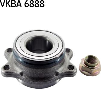 SKF VKBA 6888 - Riteņa rumbas gultņa komplekts www.autospares.lv