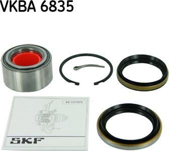 SKF VKBA 6835 - Riteņa rumbas gultņa komplekts www.autospares.lv