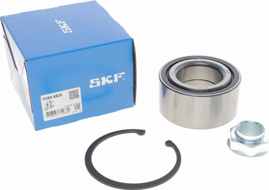 SKF VKBA 6830 - Wheel hub, bearing Kit www.autospares.lv