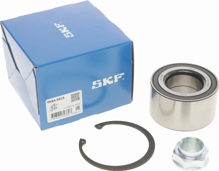 SKF VKBA 6825 - Wheel hub, bearing Kit www.autospares.lv