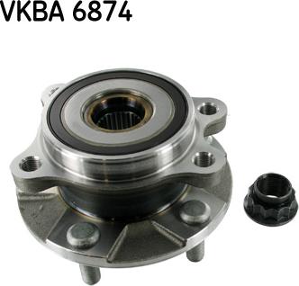 SKF VKBA 6874 - Riteņa rumbas gultņa komplekts www.autospares.lv