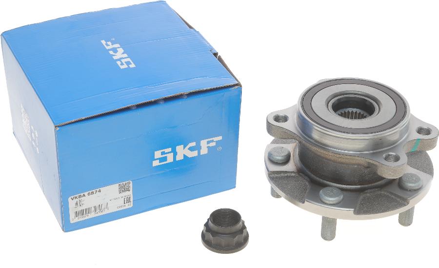 SKF VKBA 6874 - Wheel hub, bearing Kit www.autospares.lv