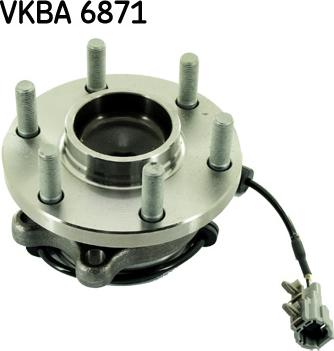 SKF VKBA 6871 - Riteņa rumbas gultņa komplekts www.autospares.lv