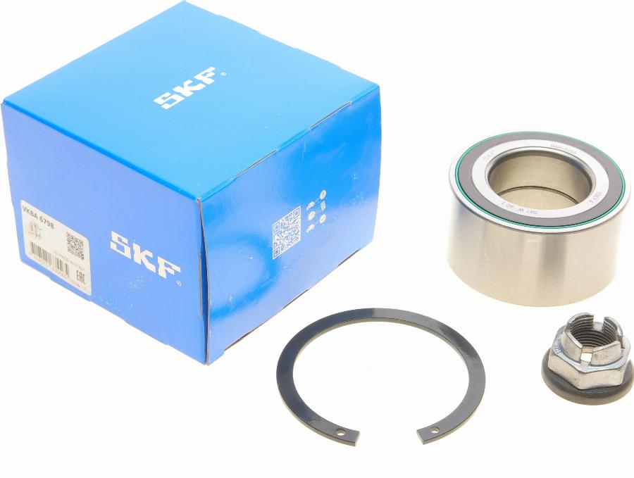 SKF VKBA 6798 - Подшипник ступицы колеса, комплект www.autospares.lv