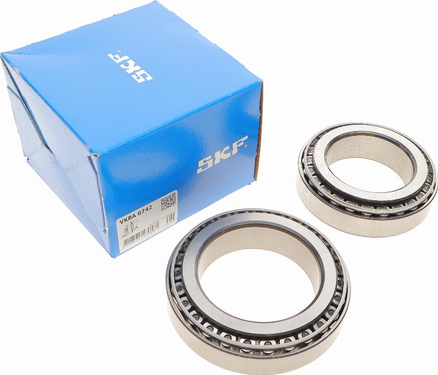 SKF VKBA 6742 - Wheel hub, bearing Kit www.autospares.lv