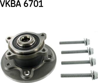 SKF VKBA 6701 - Riteņa rumbas gultņa komplekts www.autospares.lv