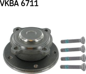 SKF VKBA 6711 - Riteņa rumbas gultņa komplekts autospares.lv