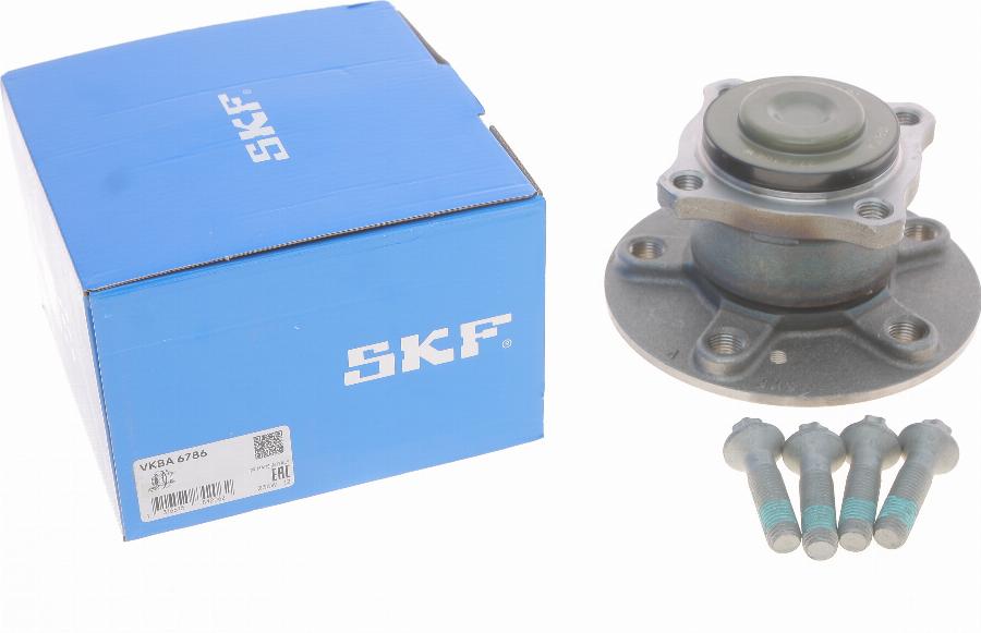 SKF VKBA 6786 - Wheel hub, bearing Kit www.autospares.lv