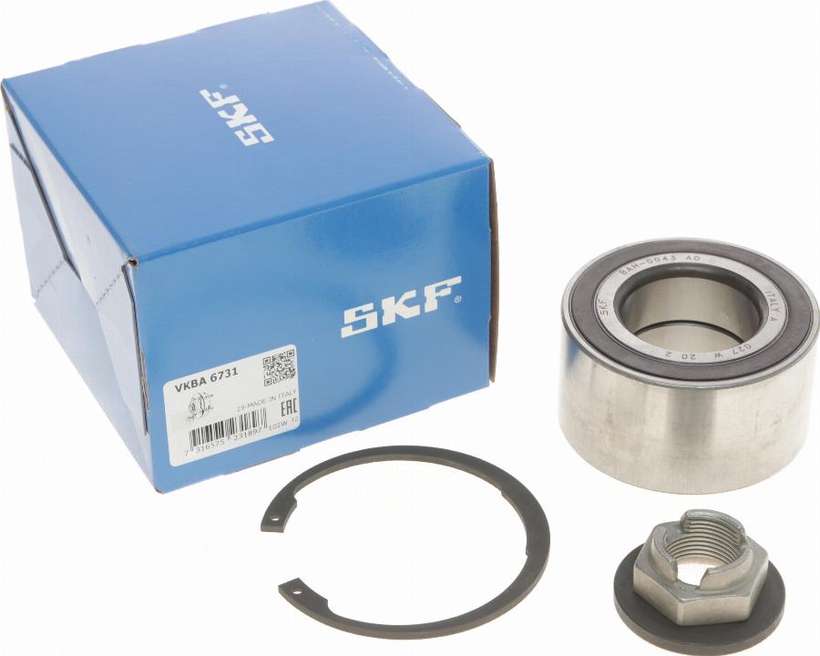 SKF VKBA 6731 - Riteņa rumbas gultņa komplekts autospares.lv