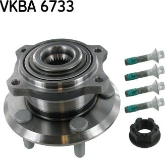 SKF VKBA 6733 - Riteņa rumbas gultņa komplekts www.autospares.lv