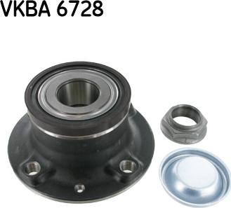 SKF VKBA 6728 - Riteņa rumbas gultņa komplekts autospares.lv