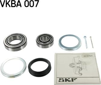 SKF VKBA 007 - Wheel hub, bearing Kit www.autospares.lv