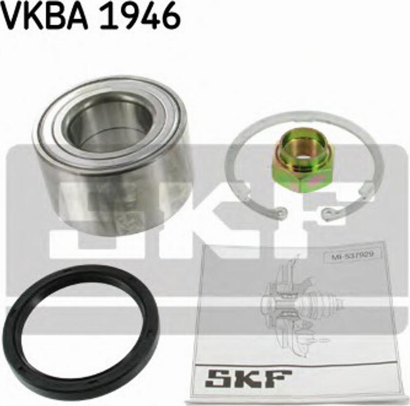 SKF VKBA1946 - Подшипник ступицы колеса, комплект www.autospares.lv