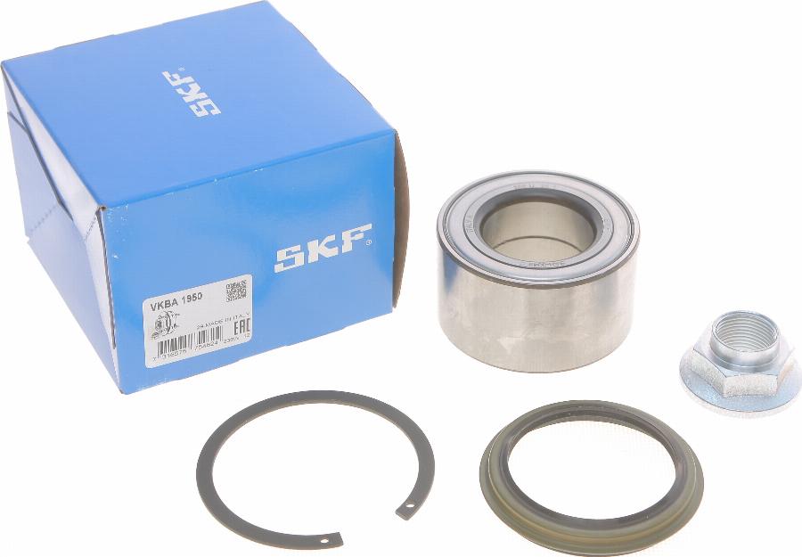 SKF VKBA 1950 - Wheel hub, bearing Kit www.autospares.lv