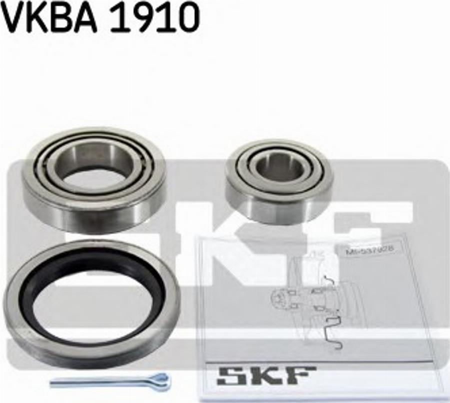 SKF VKBA 1910 - Riteņa rumbas gultņa komplekts www.autospares.lv