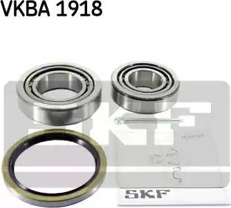 SKF VKBA 1918 - Подшипник ступицы колеса, комплект www.autospares.lv