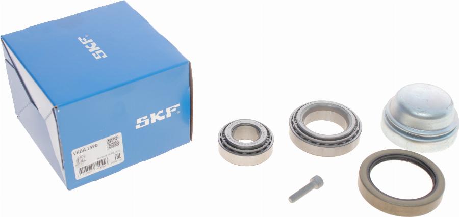 SKF VKBA 1498 - Подшипник ступицы колеса, комплект www.autospares.lv